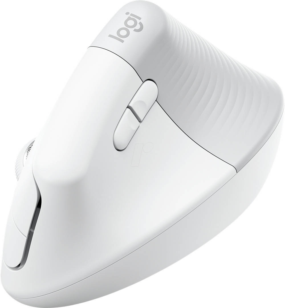 Logitech Lift Souris Ergonomique Verticale, Sans Fil, Bluetooth ou récepteur USB Logi Bolt, Silencieuse, 4 boutons, Compatible avec Windows/macOS/iPadOS, Ordinateur Portable, PC - Graphite