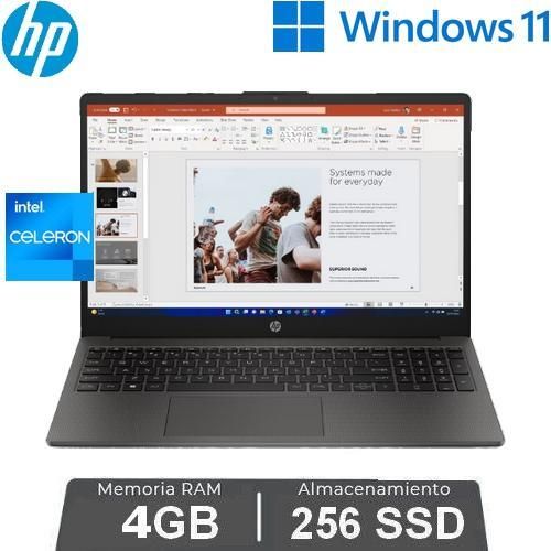Ordinateur Portable HP 250 G9 - DUAL CORE - 4GB RAM / 256 GB SSD - ECRAN 15.6 "- NOIR - WINDOWS 11