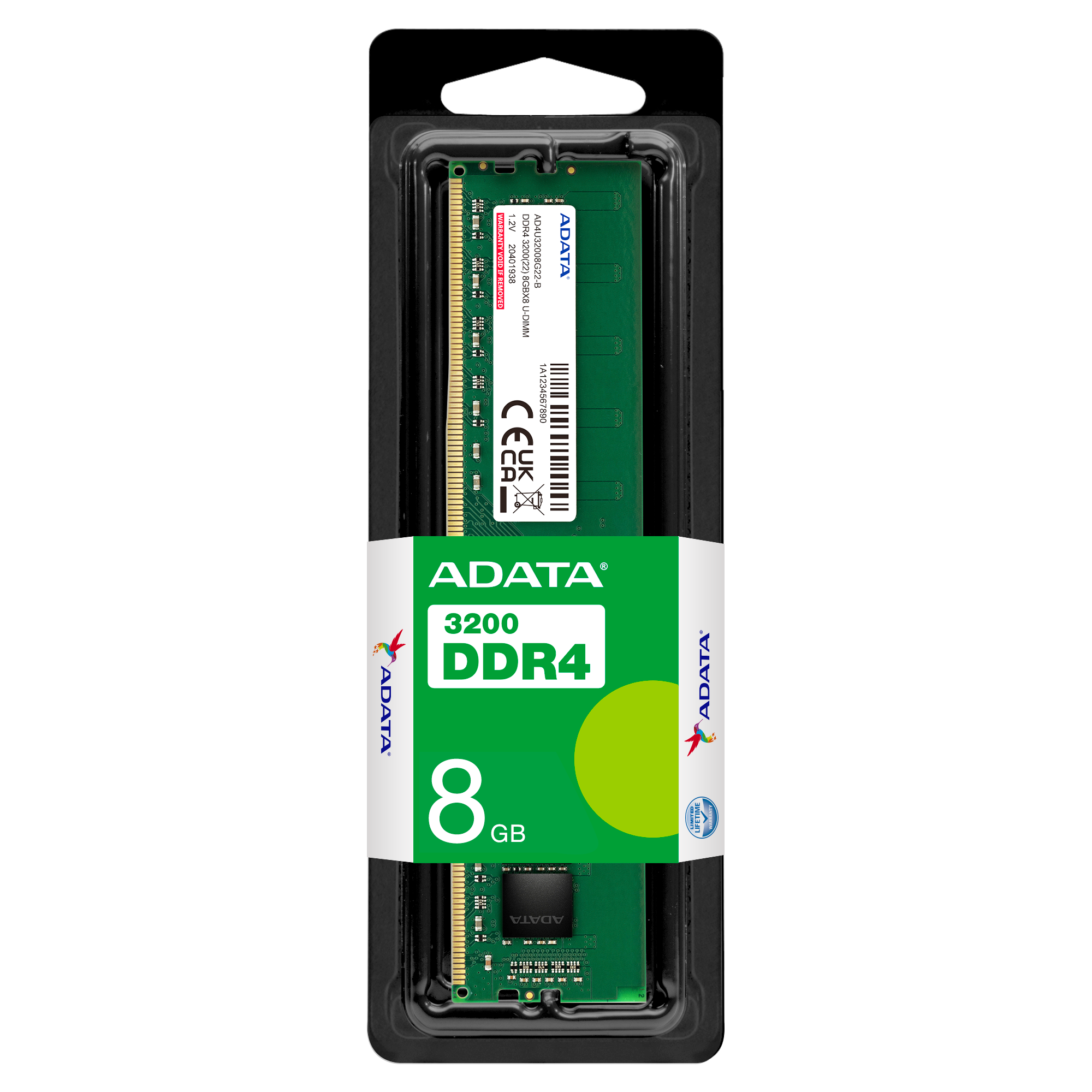 Barrette-Memoire - RAM 8GB - DDR4 - 3200AA